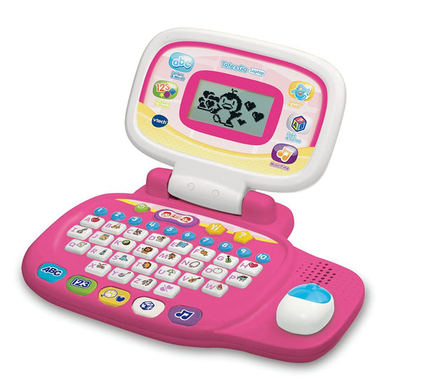 VTech Play Smart Preschool Laptop, Pink