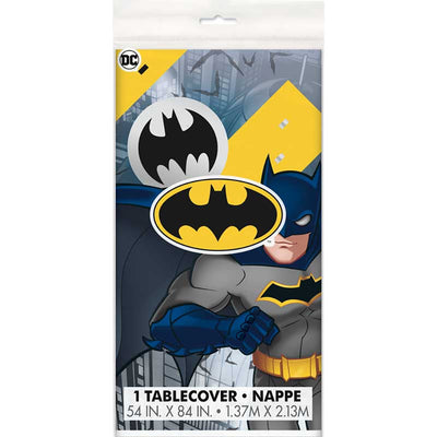 Batman Plastic Table Cover 1.37m x 2.43m - 1 Pc