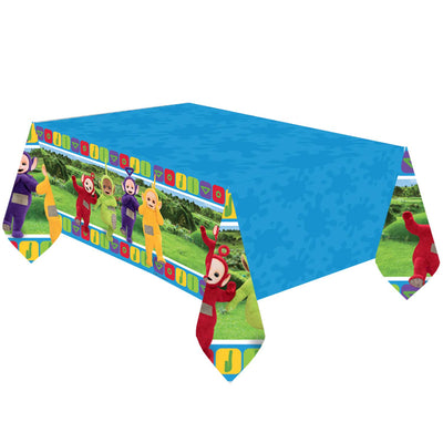 Teletubbies Plastic Tablecovers Kids party -8 Pack (1.2m x 1.8m)