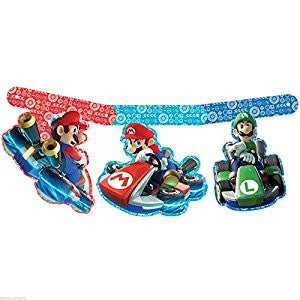 MARIO KART Birthday Party Room Banner