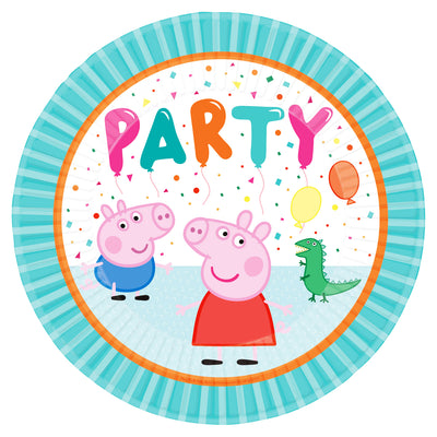 Peppa Pig Party Paper Plate - Pack of 8
