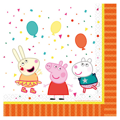 Peppa Pig Party Napkins Pack of 16