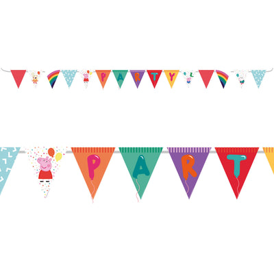 Peppa Pig Card Party Banner