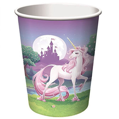 Unicorn Fantasy Boys Girls Birthday Party Paper Cup  (260ml) - Pack of 8