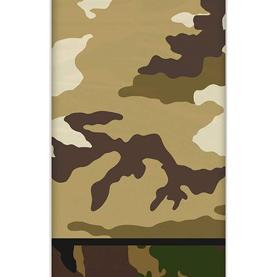 Military Camouflage Plastic Table cover-Pack of 1