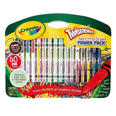 Wholesale Crayola Twistables Sketch and Draw Power Pack (40 piece set)
