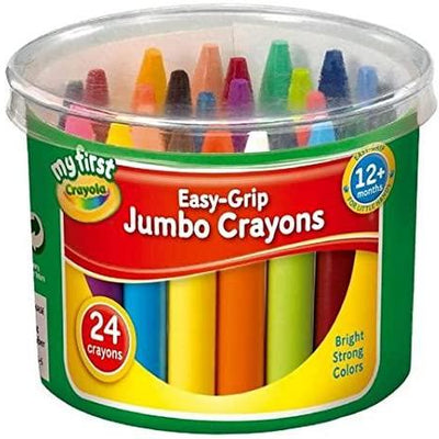 My First Crayola - Easy-Grip Jumbo Crayons - Pack of 24