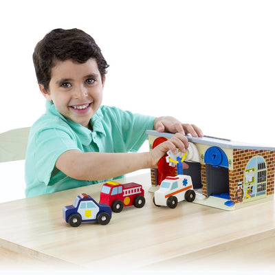 Wholesale Melissa & Doug Lock And Roll Rescue Garage Toy
