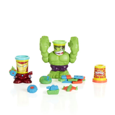 Wholesale Play-Doh Marvel Smashdown Can-Heads Featuring Hulk Figure