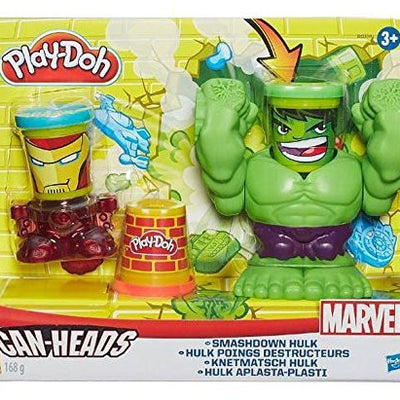 Wholesale Play-Doh Marvel Smashdown Can-Heads Featuring Hulk Figure