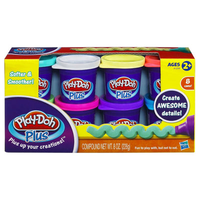Wholesale Play-Doh Plus Color Set, NET WT 8OZ, 8-Pack
