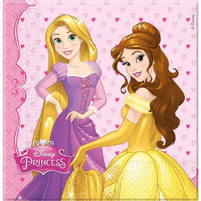 Disney Princess Storybook Birthday Party Luncheon Napkins -Pack of 20