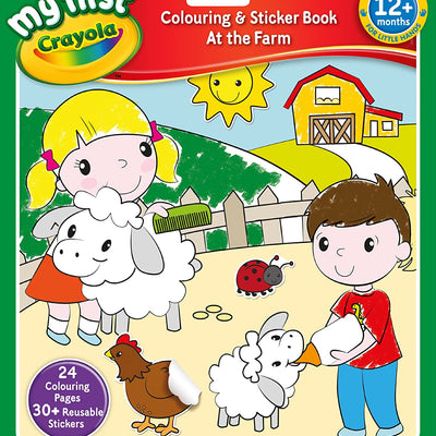 Crayola At The Farm Colouring and Sticker Book