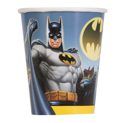 Dark knight Batman Kids Party Paper Cups 9oz -Pack of 8