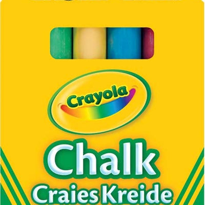 Crayola Anti Dust Assorted Coloured Chalk 12 Pack
