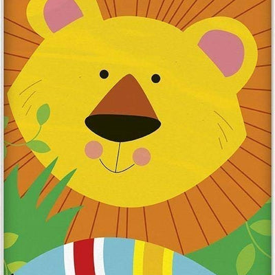 Jungle Animal Kids Birthday Party Tablecover