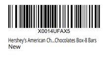 hershey barcode