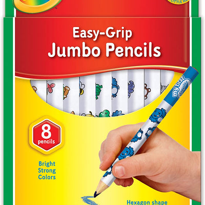 My First Easy Grip Crayola  Jumbo Pencils-8pack