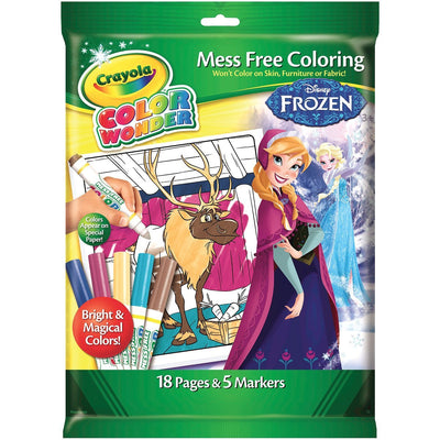 Wholesale Crayola Mess Free Colour Wonder Disney Frozen Markers & Colouring Pad