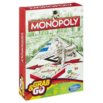 Hasbro Monopoly Grab & Go Portable Game
