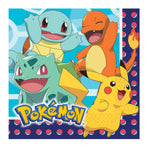 Pokemon Kids Birthday Party Napkins Pack of 16