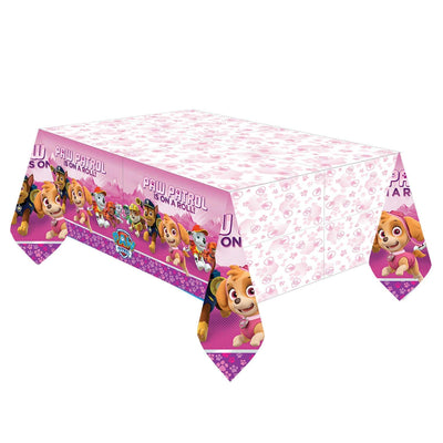 Paw Patrol Pink Kids Party Plastic Table Cover-Pack of 1