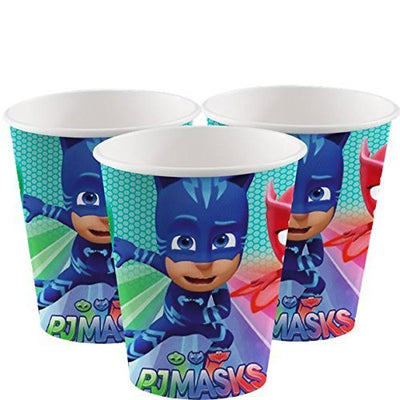 PJ Masks Birthday Party Paper Cups - Pack of 8