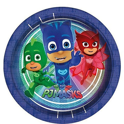 PJ Masks Birthday Party Paper Plate - Pack of 8