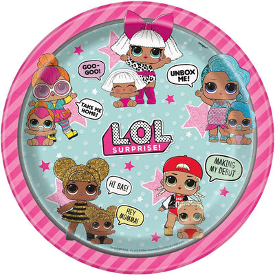 LoL Surprise Party Paper Plate (23cm) - Pack of 8