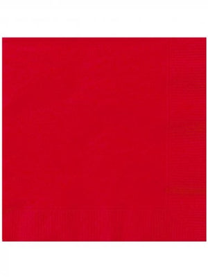 Red Party Napkins-Pack of 20