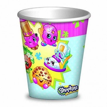 Shopkins Party Paper Cups Pack of 8