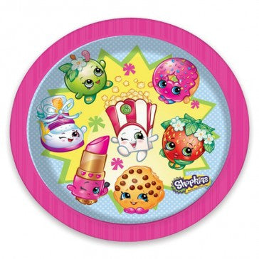 Shopkins Paper Party Plates Pack of 8
