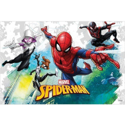 Marvel Spiderman Homecoming Children Party Plastic Tablecover- Pack of 1