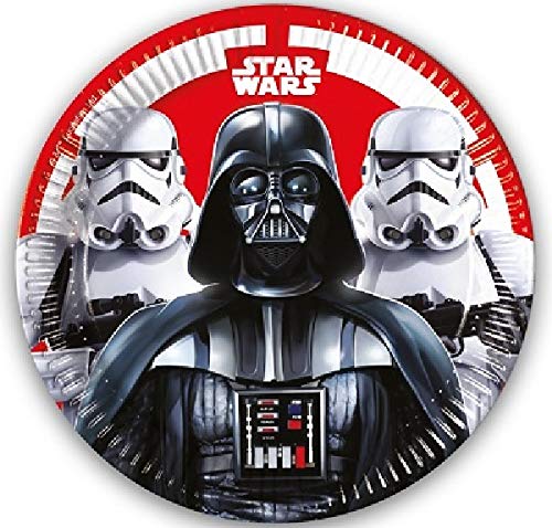 Stars Wars Last Jedi Villians Kids Party Paper Plate- Pack of