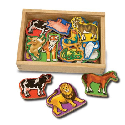 Wholesale Melissa & Doug 20 Wooden Animal Magnets